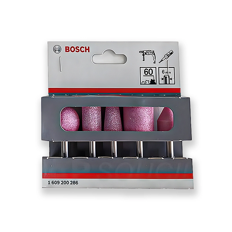 Assortiment 5 meules sur tige Ø 6 - Acier