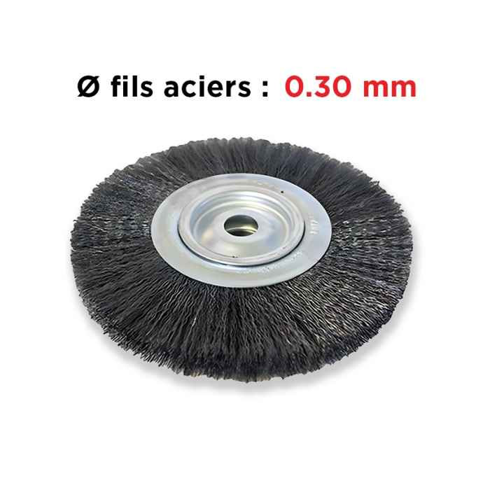 CIRCULAR BROSSE Mittelstränge Stahl Ø0.30 mm