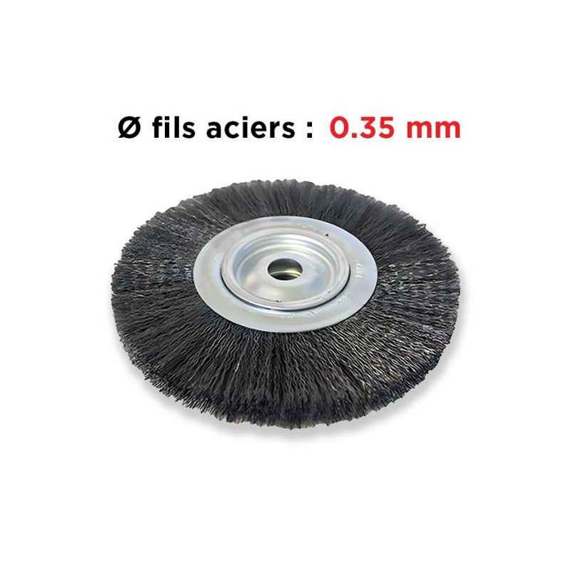 CIRCULAR BROSSES steel or stainless steel wire Ø0.35mm