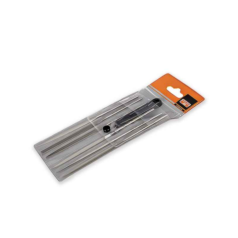 Assortment of 6 Needle file Bahco