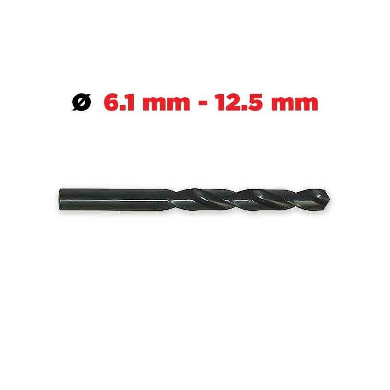FORETS HSS 960 acier rapide Ø 6.1 à 12.5 mm.